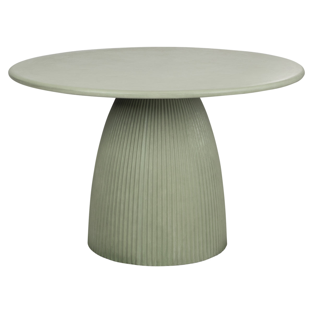 Olea 120cm Concrete Dining Table, Olive Green