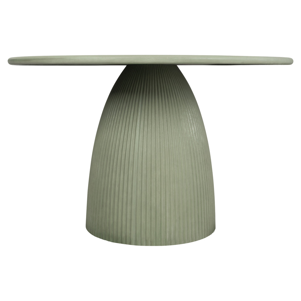Olea 120cm Concrete Dining Table, Olive Green