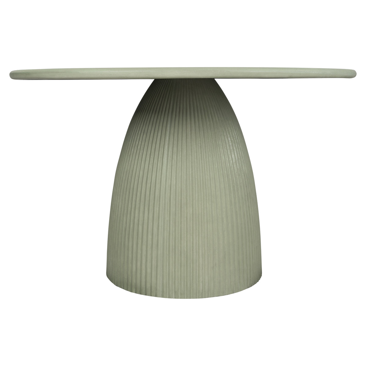 Olea 120cm Concrete Dining Table, Olive Green