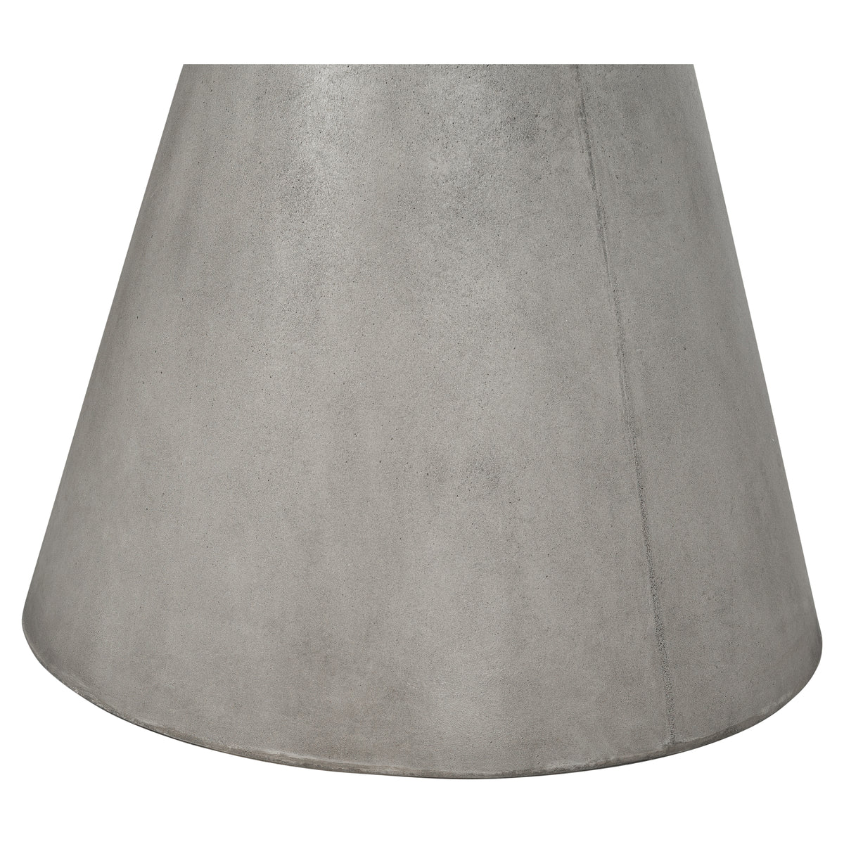 Verdo 80cm Concrete Pedestal Outdoor Table, Weathered Cement