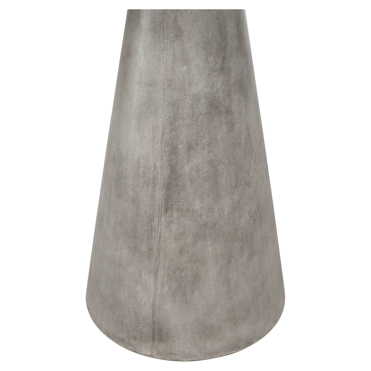 Verdo 80cm Concrete Bar Outdoor Table, Weathered Cement