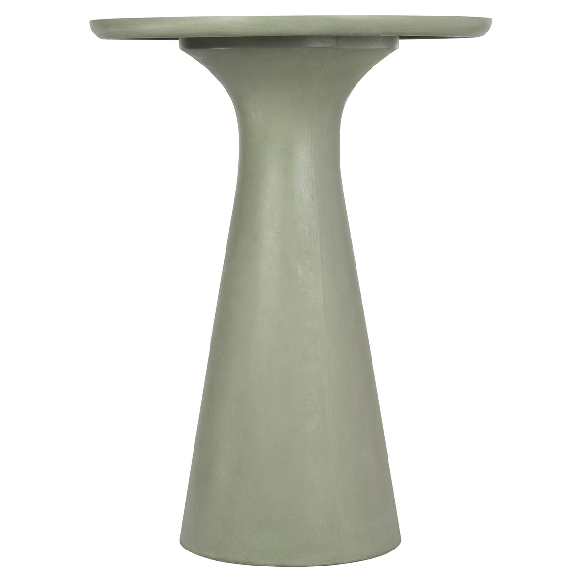 Verdo 80cm Concrete Bar Outdoor Table, Olive Green