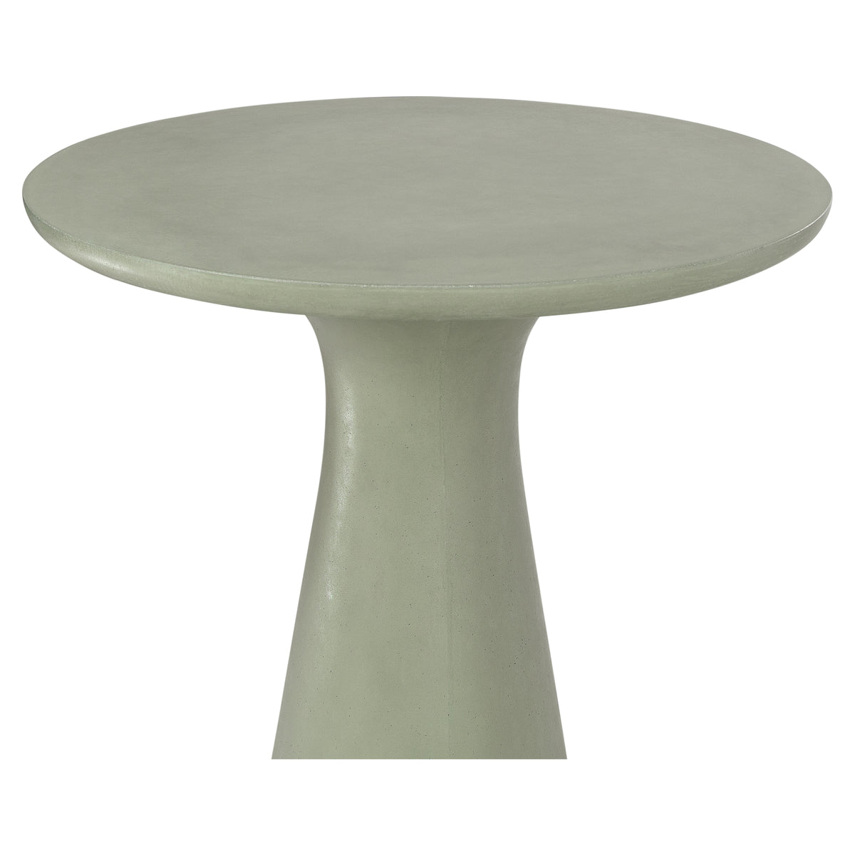 Verdo 80cm Concrete Bar Outdoor Table, Olive Green