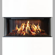 Tindra Small Holographic Electric Fireplace, Black