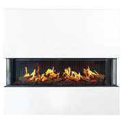 Tindra Large Holographic Electric Fireplace, Black