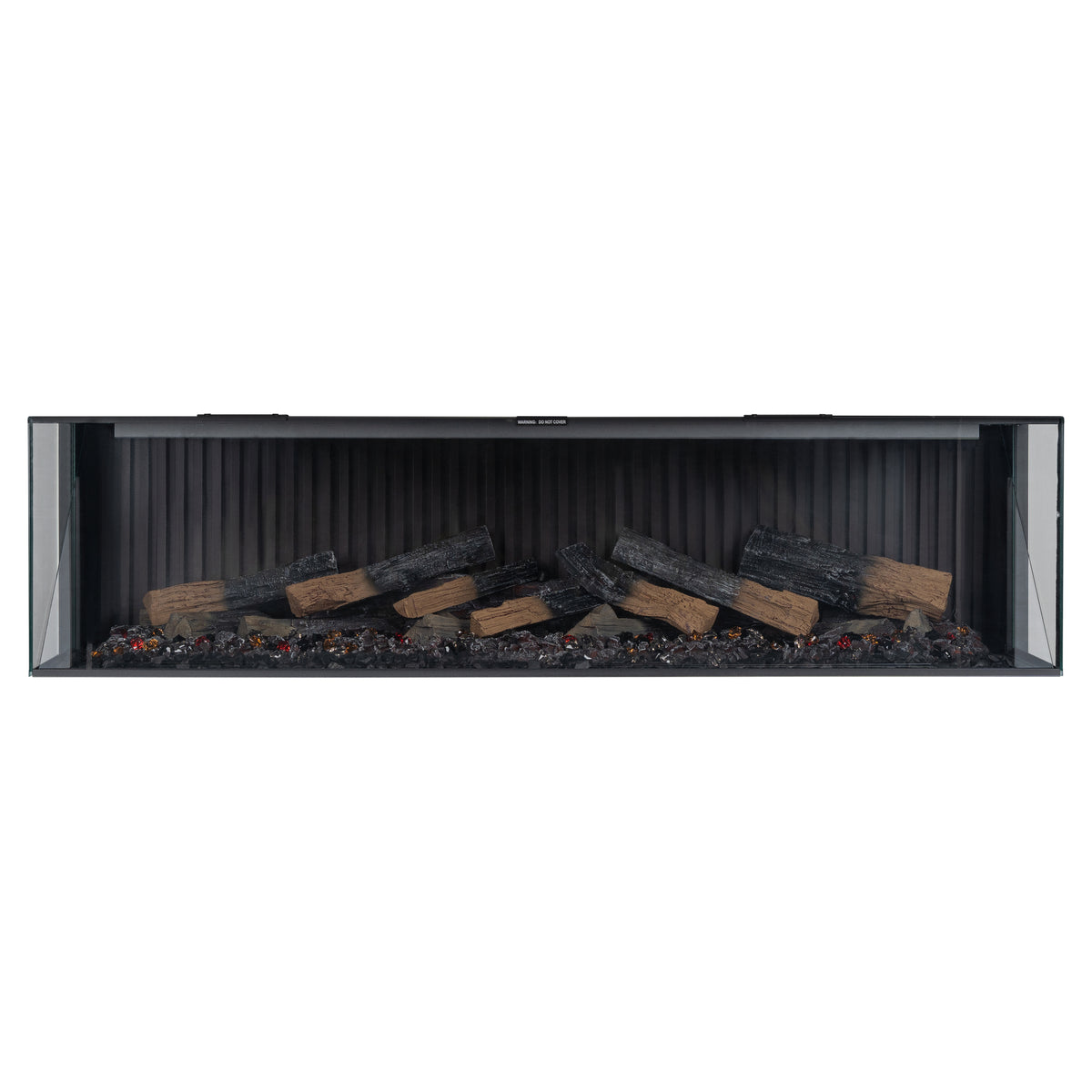 Tindra Large Holographic Electric Fireplace, Black