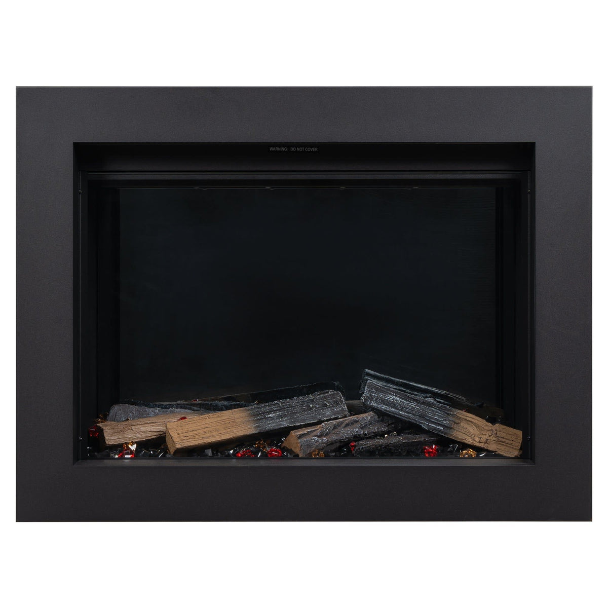 Mayon 824mm Wall Insert Electric Fireplace, Black