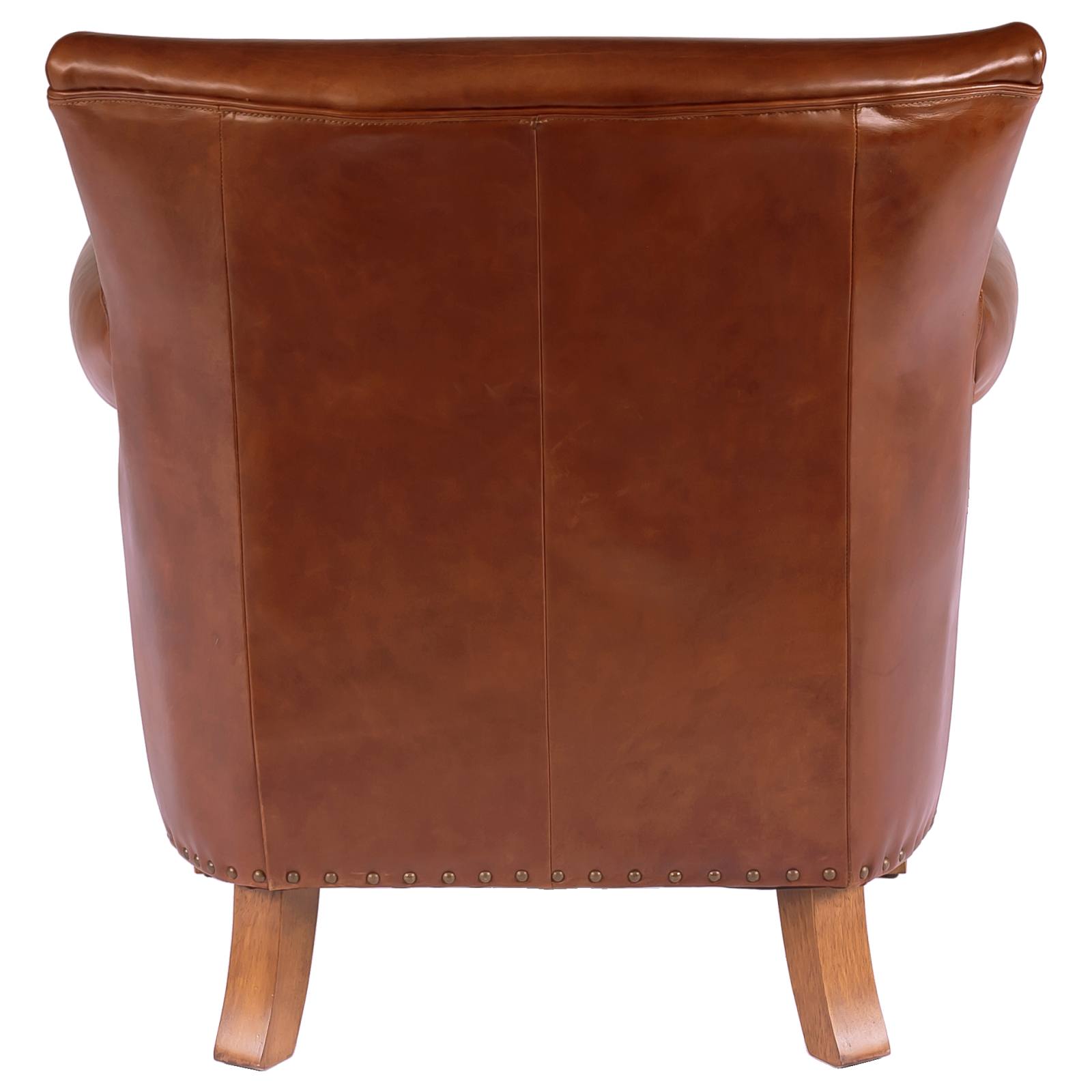 Lodge Leather Armchair, Vintage Whiskey