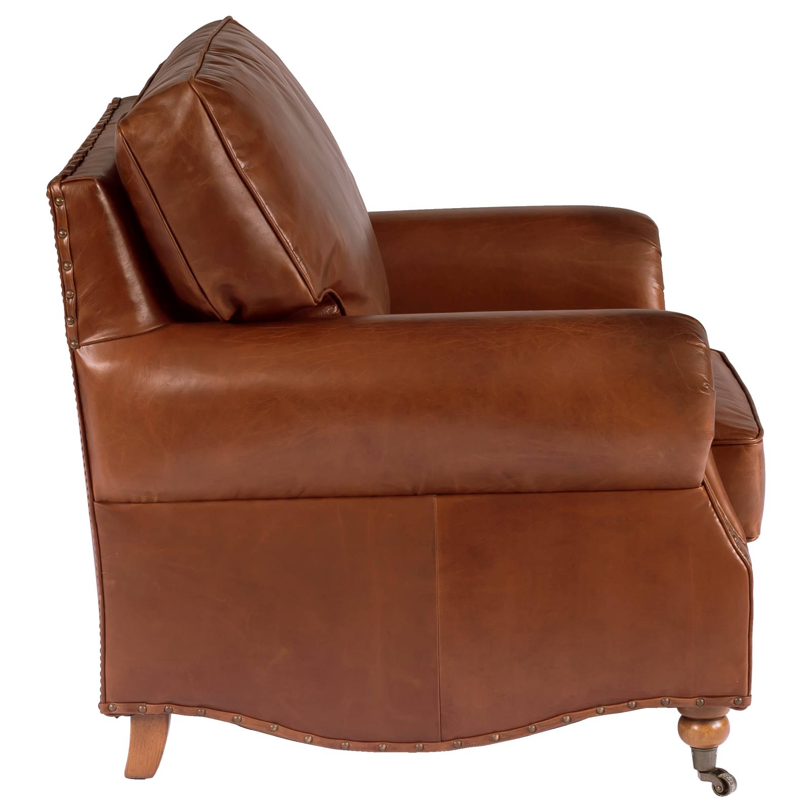 Stamford Leather Armchair, Vintage Whiskey