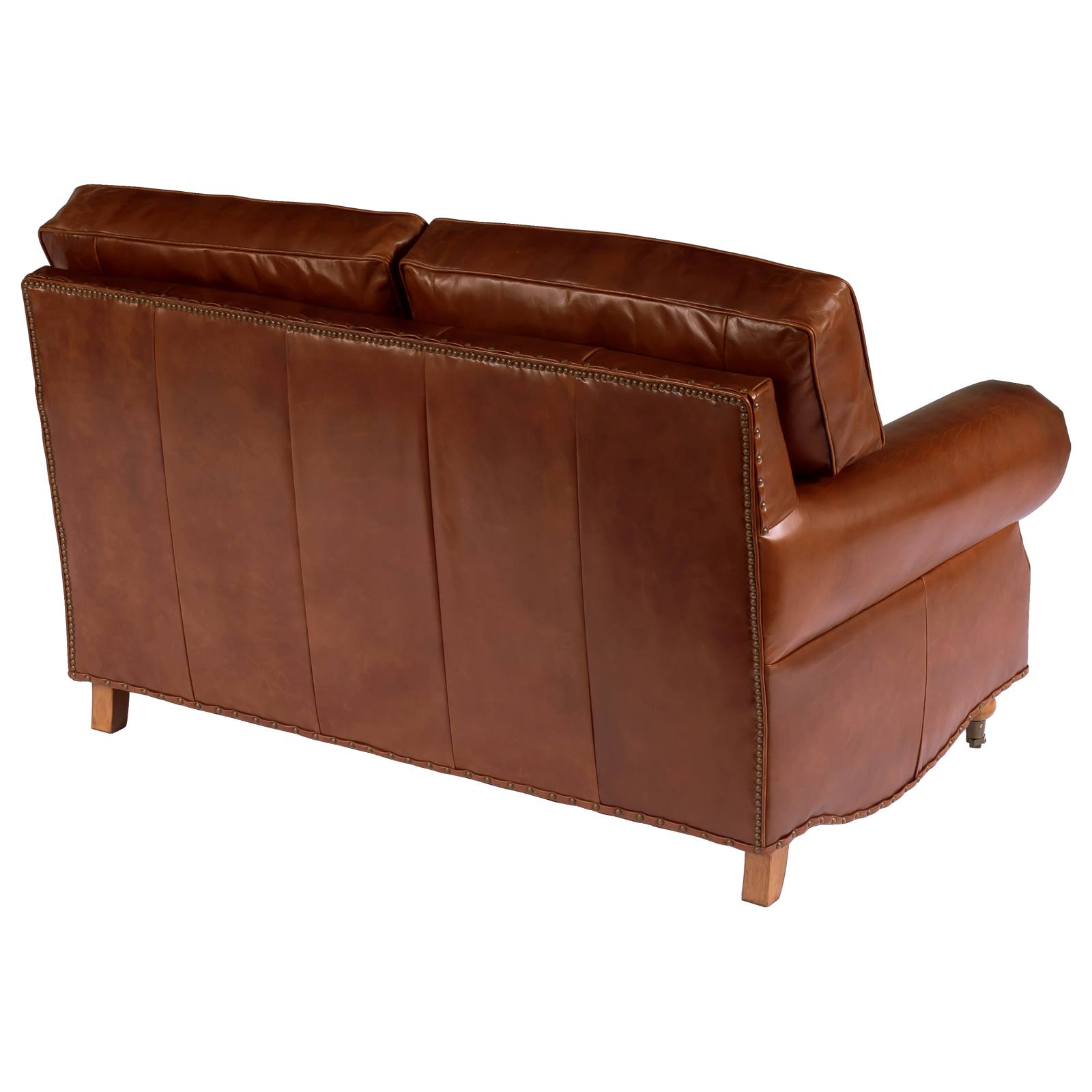 Stamford 2 Seater Leather Sofa, Vintage Whiskey