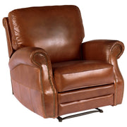 Harley Leather Recliner Chair, Vintage Whiskey