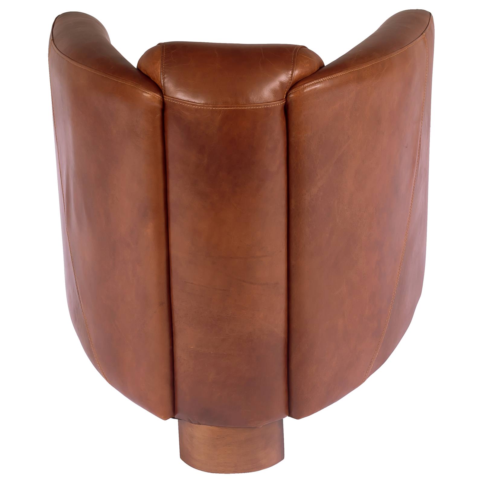 Bistro Leather Armchair, Vintage Whiskey