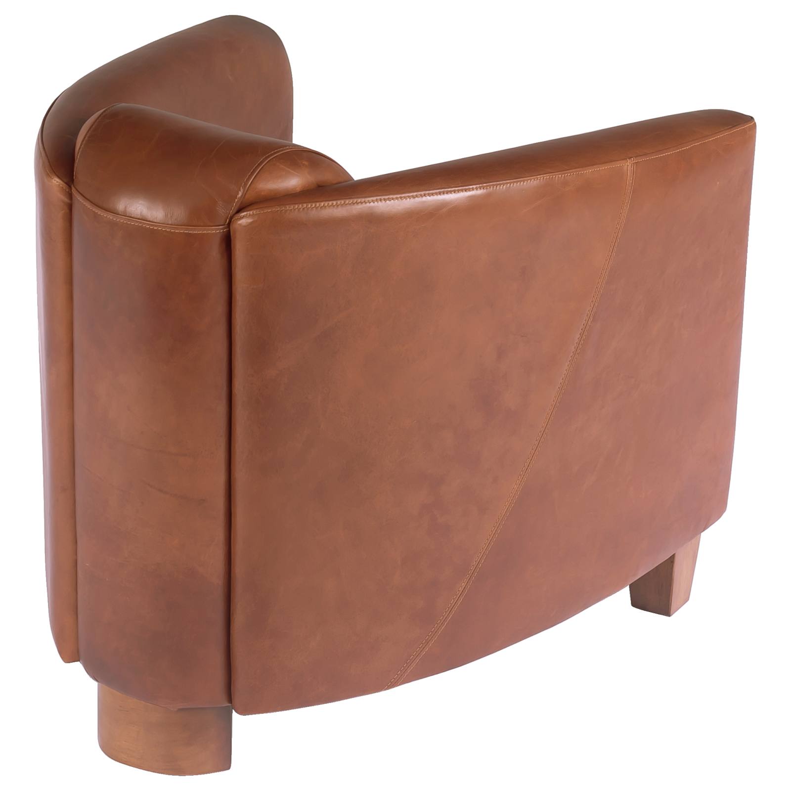 Bistro Leather Armchair, Vintage Whiskey