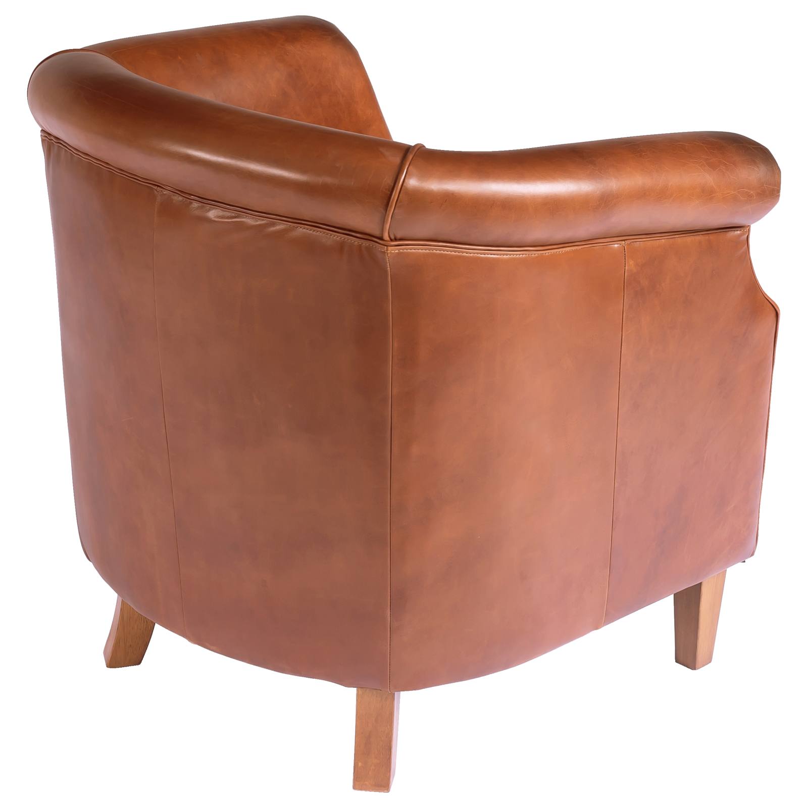 Club Leather Armchair, Vintage Whiskey