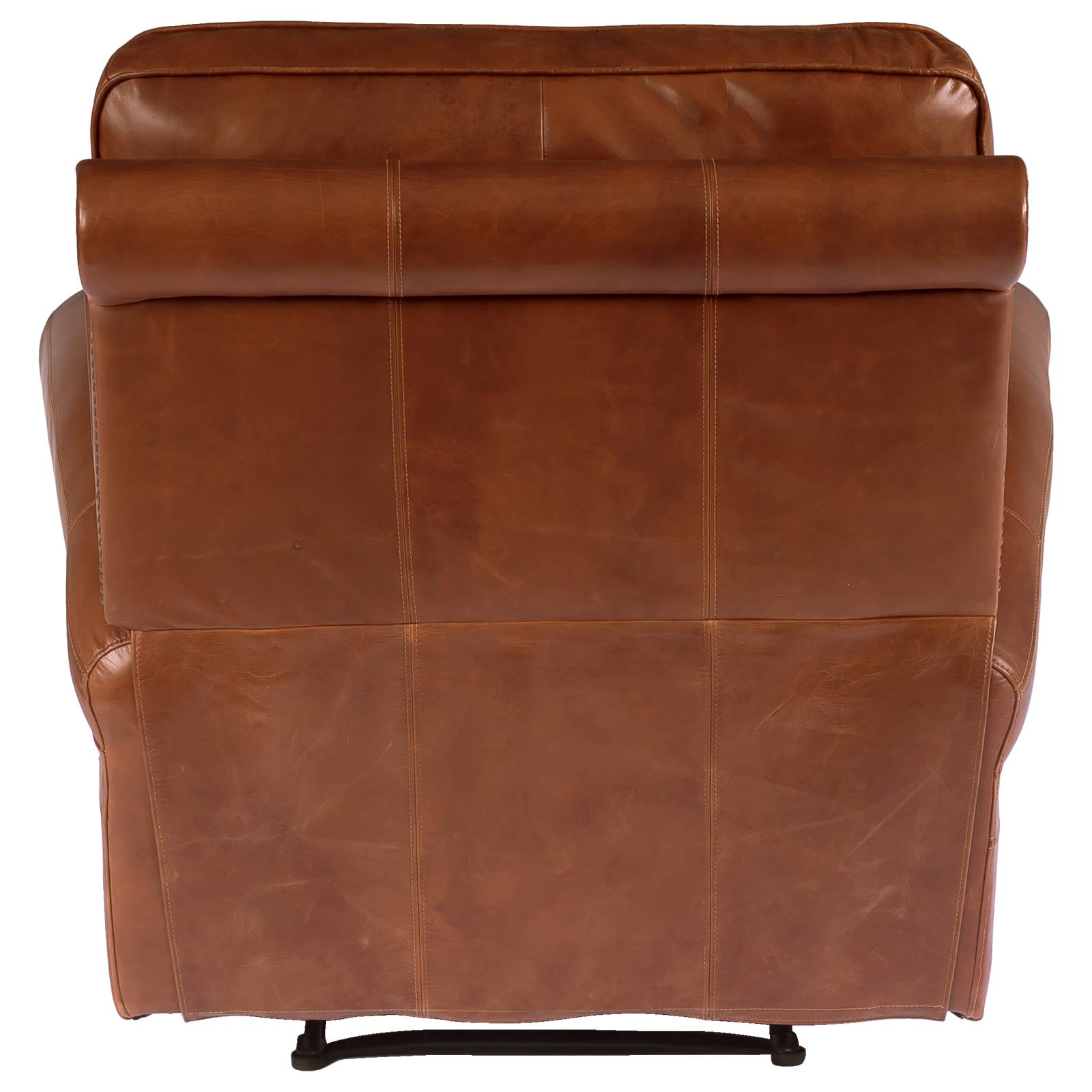 Broden Leather Recliner Chair, Vintage Whiskey