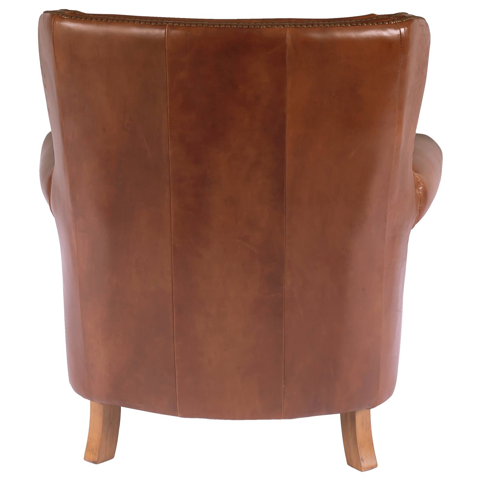 Wing Leather Armchair, Vintage Whiskey
