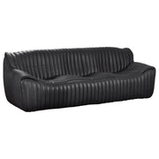 Stenson 3 Seat Sofa Leather, Santosa Black