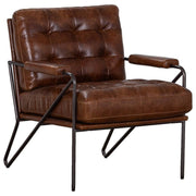 Taffy Vintage Whiskey Leather Armchair