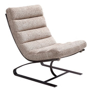 Lanna Fabric Chair, Mocha White