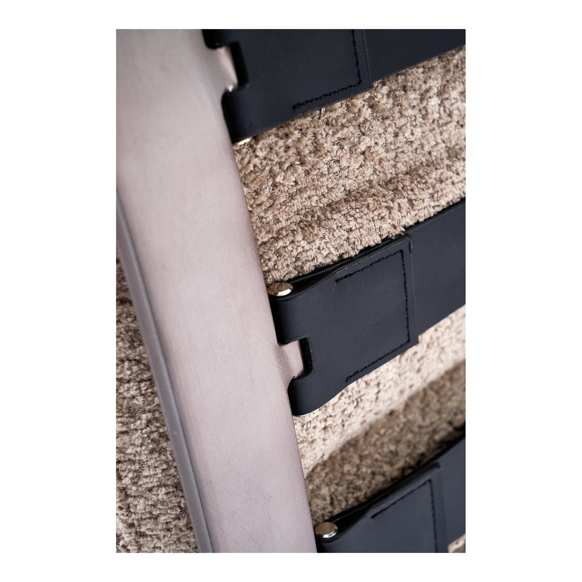 Lanna Fabric Chair, Mocha White