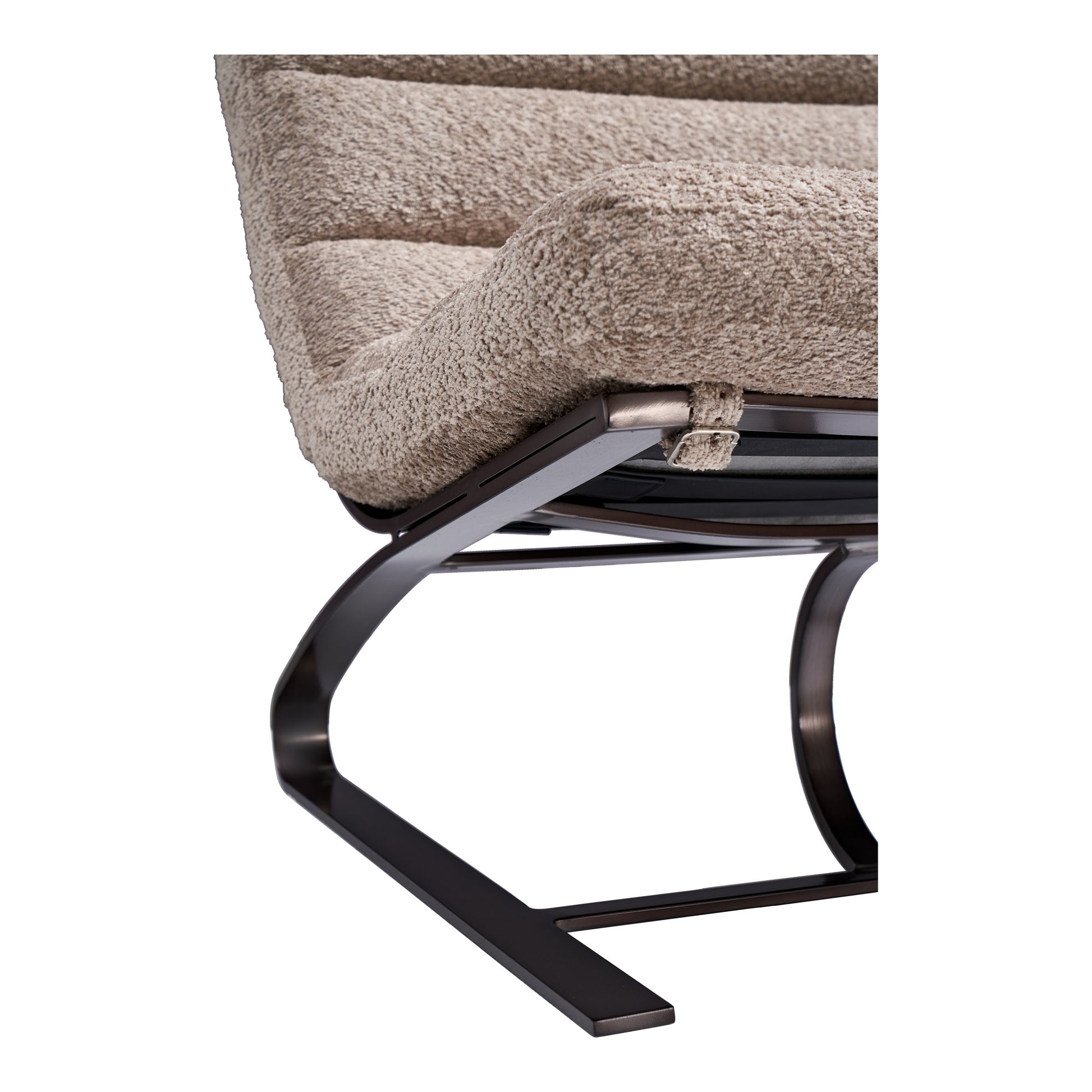 Lanna Fabric Chair, Mocha White