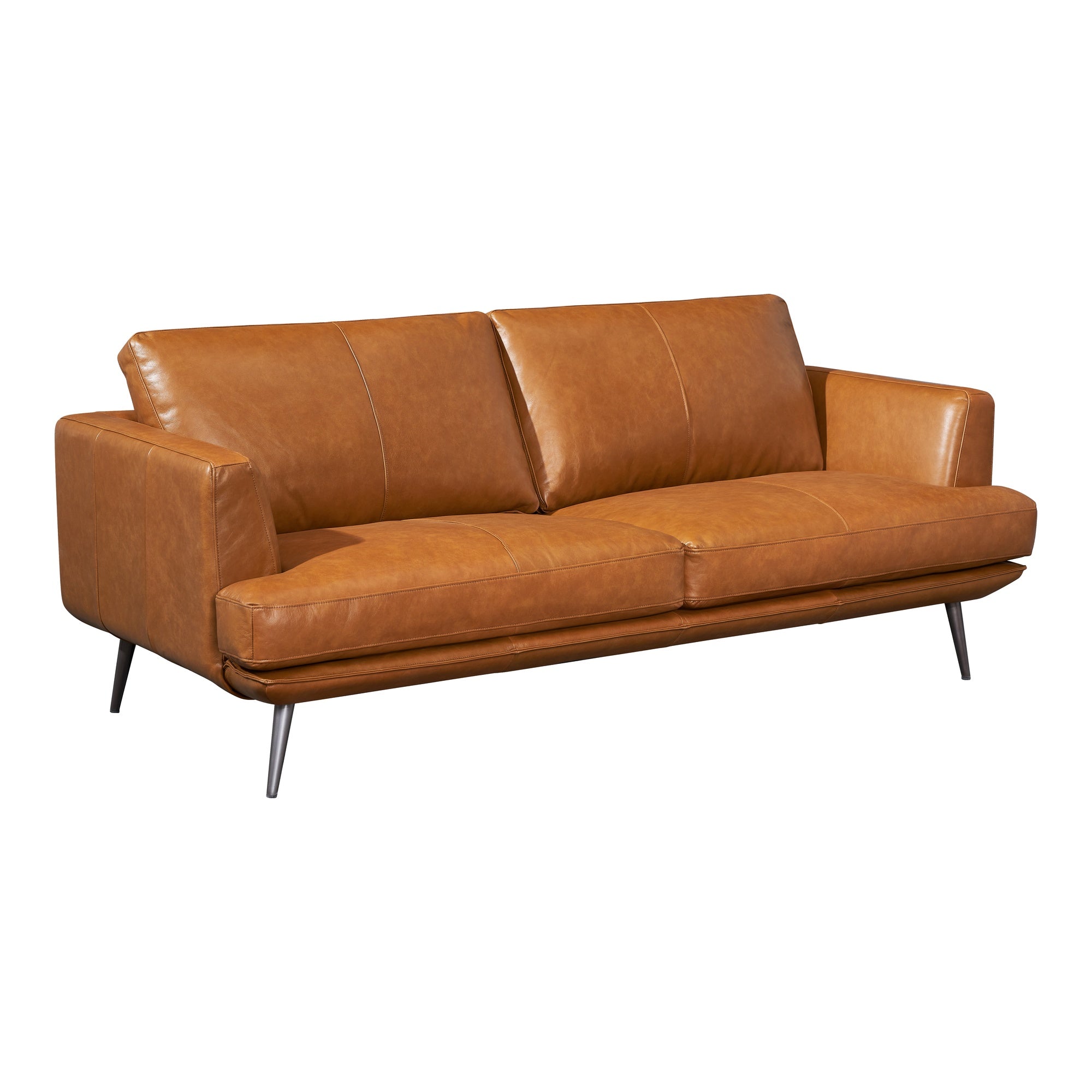 Delma 2.5 Seater Leather Sofa, Como Tan
