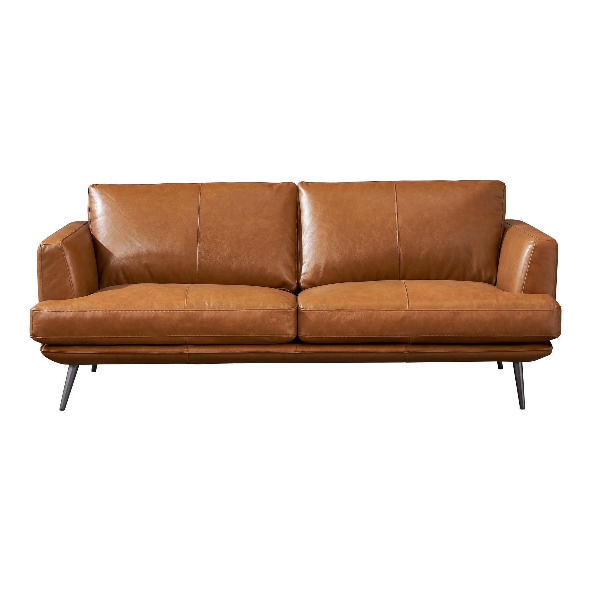 Delma 2.5 Seater Leather Sofa, Como Tan