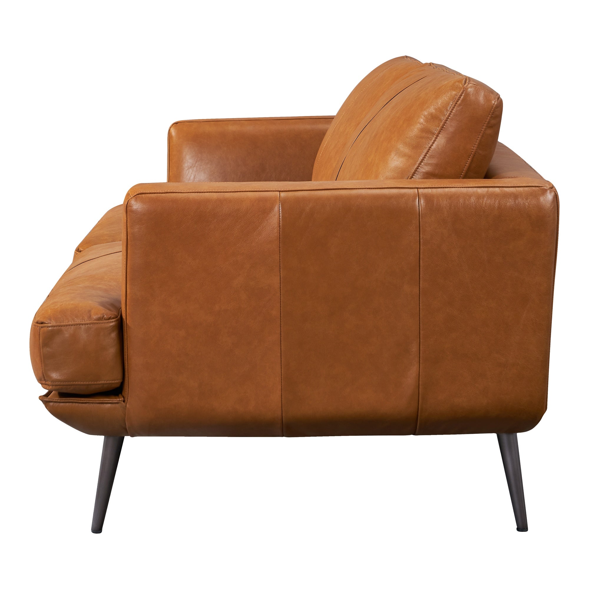 Delma 2.5 Seater Leather Sofa, Como Tan