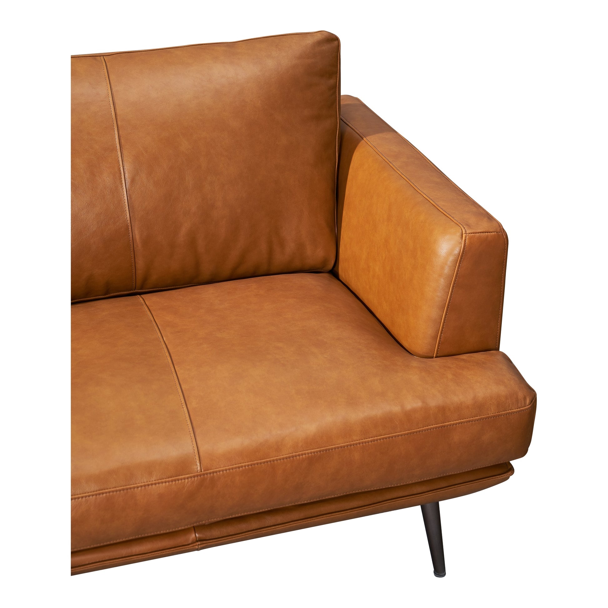 Delma 2.5 Seater Leather Sofa, Como Tan