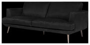 Delma 2.5 Seater Leather Sofa, Santosa Black