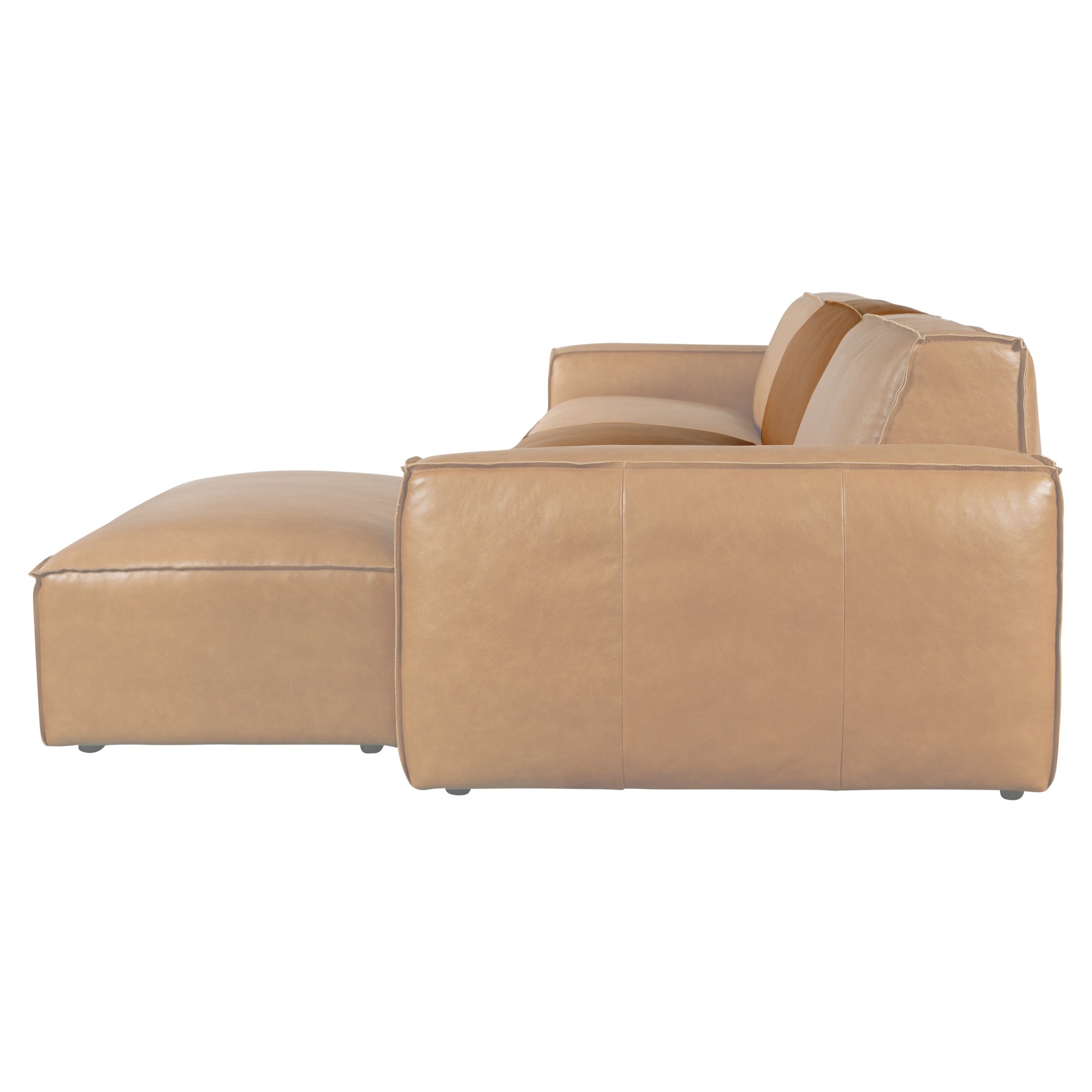 Nola Leather Single Sofa Seat, Como Tan