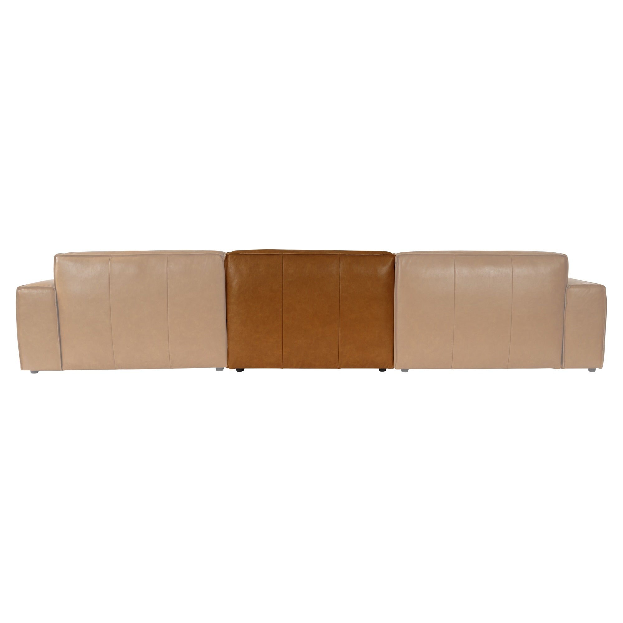 Nola Leather Single Sofa Seat, Como Tan
