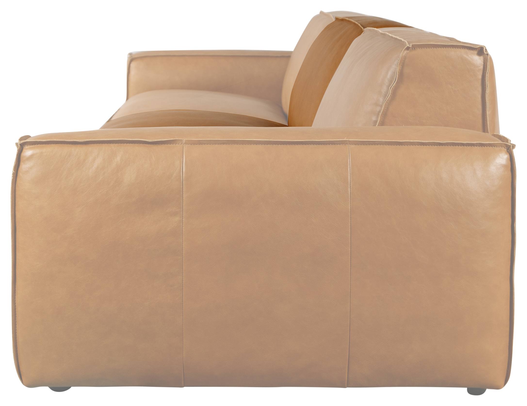 Nola Leather Single Sofa Seat, Como Tan