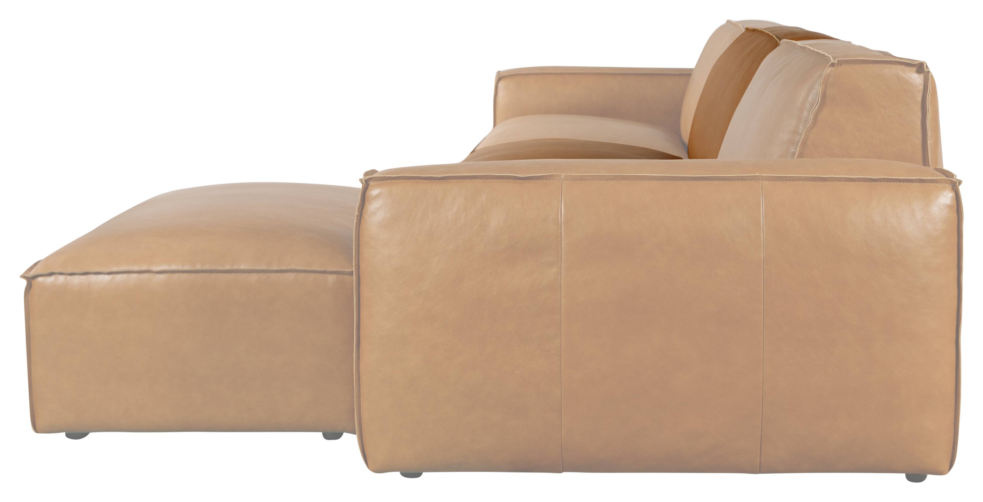 Nola Leather Single Sofa Seat, Como Tan