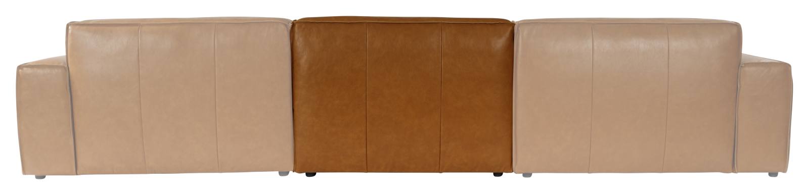 Nola Leather Single Sofa Seat, Como Tan