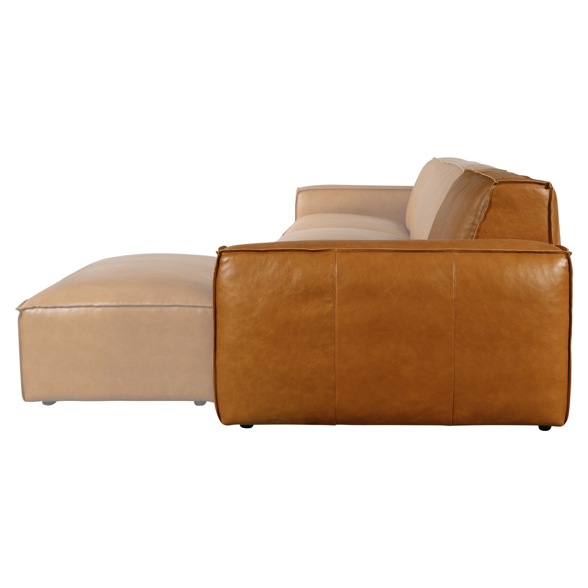 Nola Leather Left Sofa Seat, Como Tan