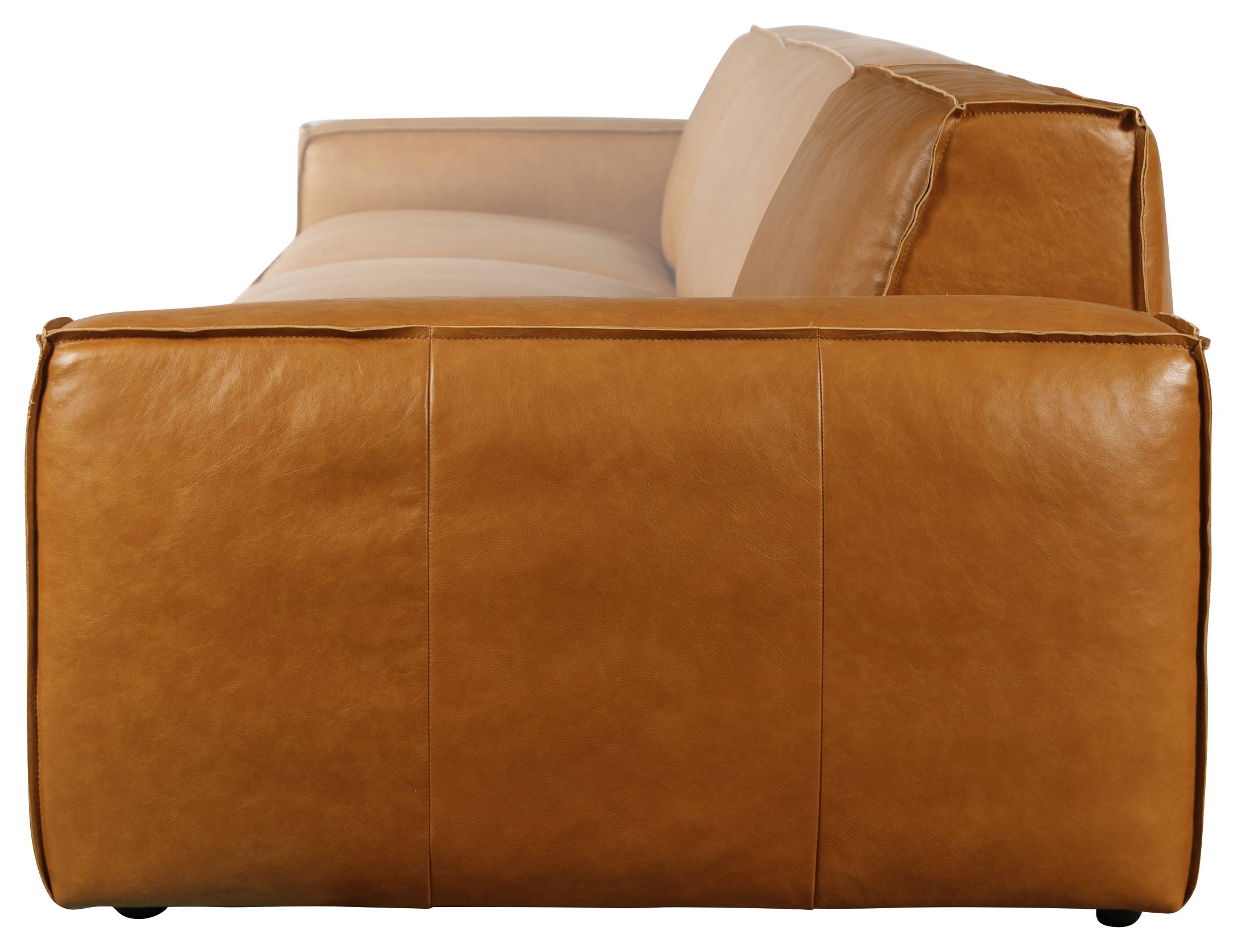 Nola Leather Left Sofa Seat, Como Tan