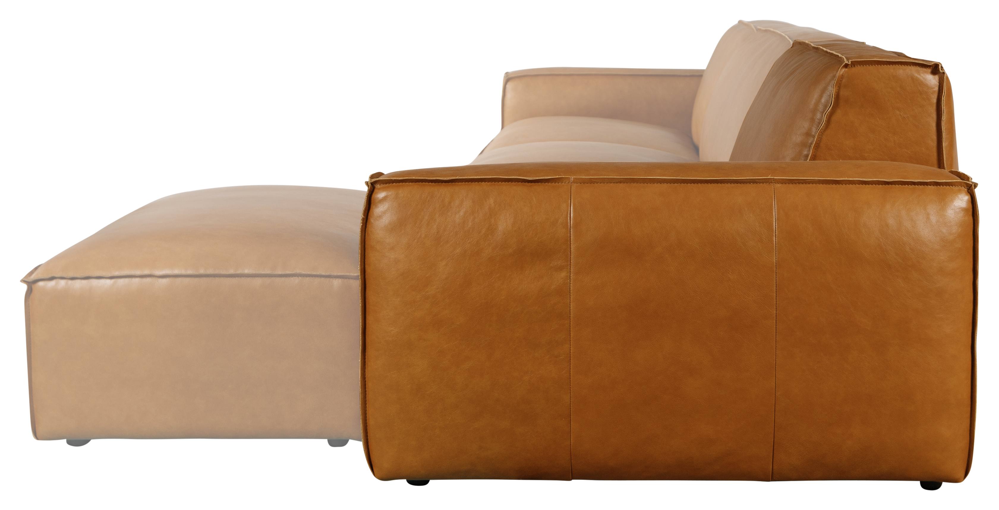 Nola Leather Left Sofa Seat, Como Tan