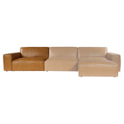 Nola Leather Right Sofa Seat, Como Tan