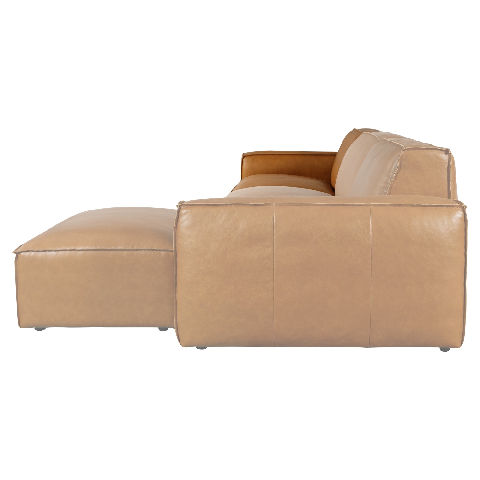 Nola Leather Right Sofa Seat, Como Tan