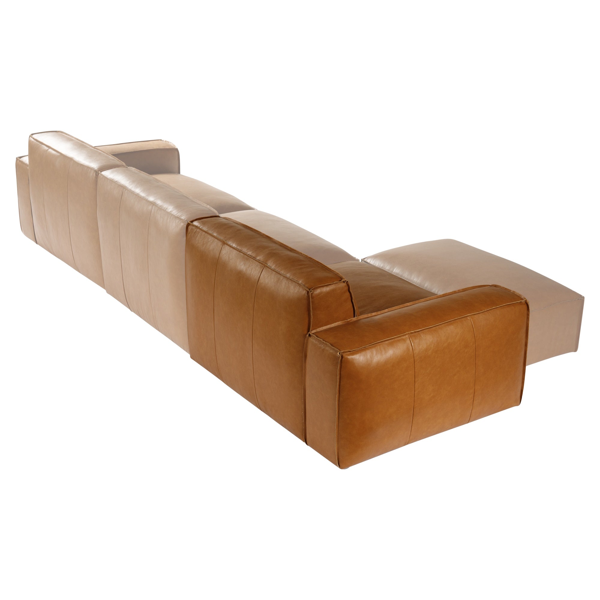 Nola Leather Right Sofa Seat, Como Tan