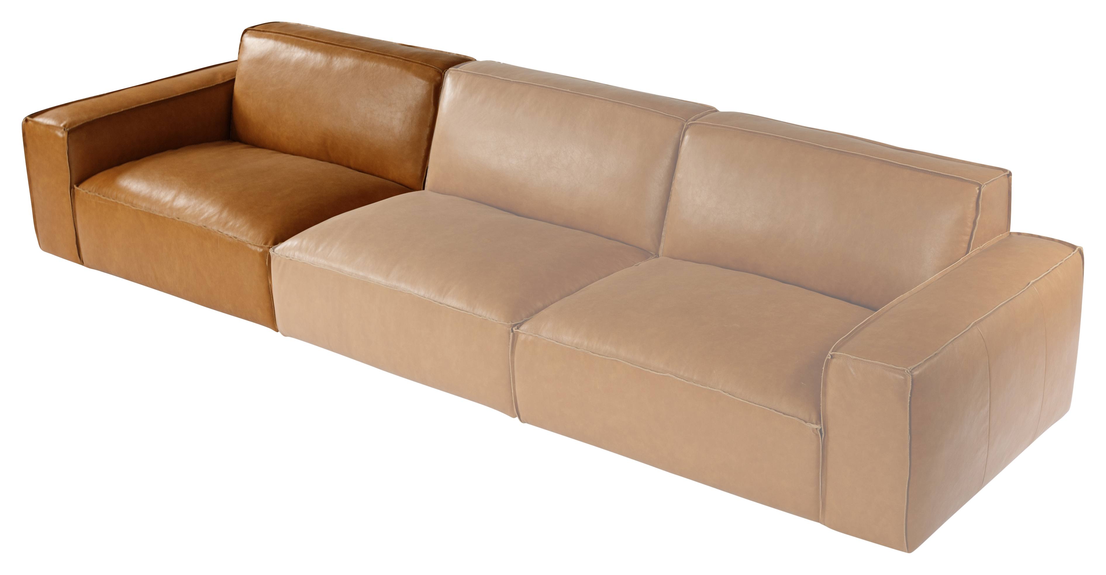 Nola Leather Right Sofa Seat, Como Tan