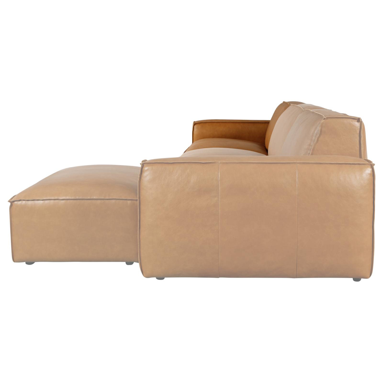 Nola Leather Right Sofa Seat, Como Tan