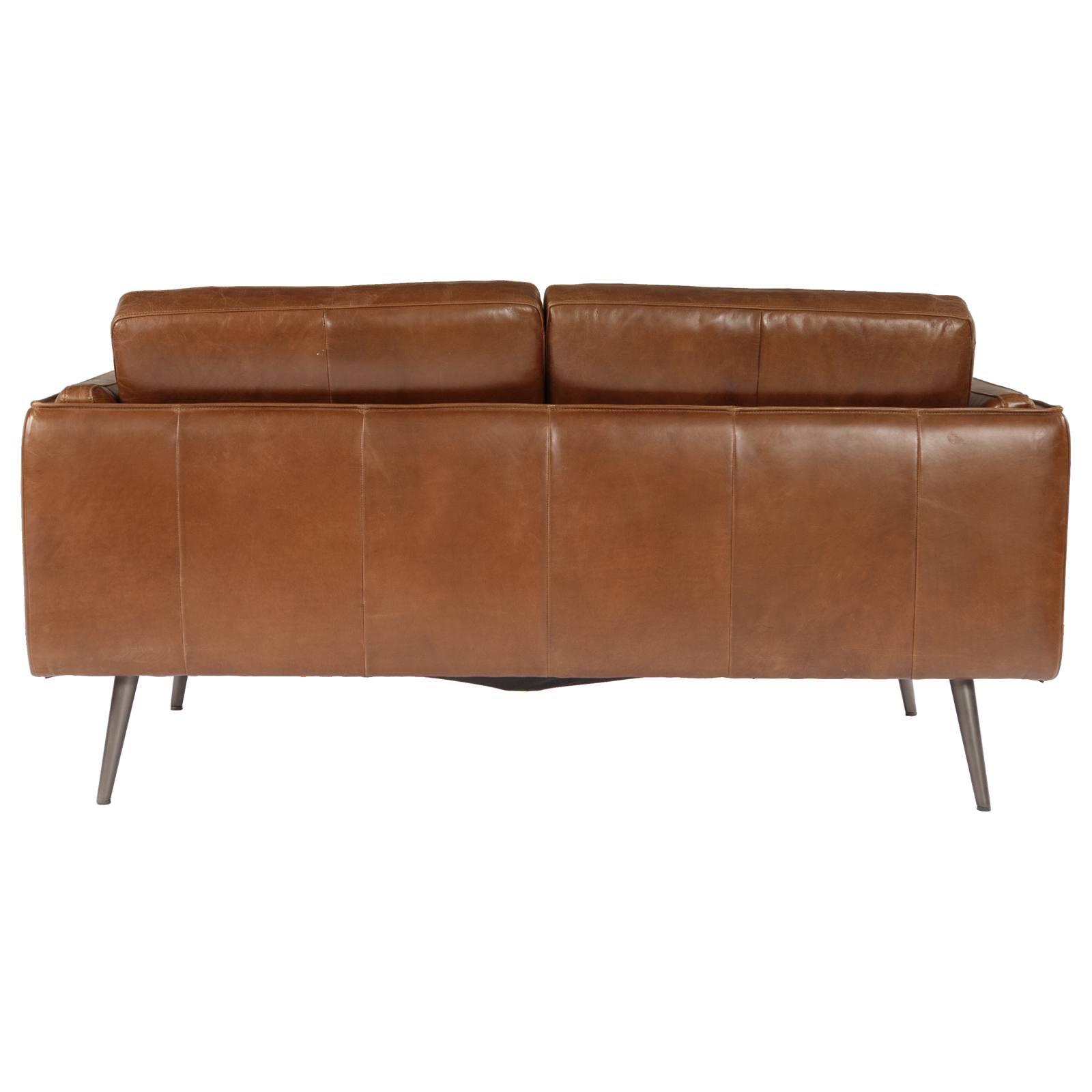 Ronan 2 Seater Leather Sofa, Vintage Whiskey