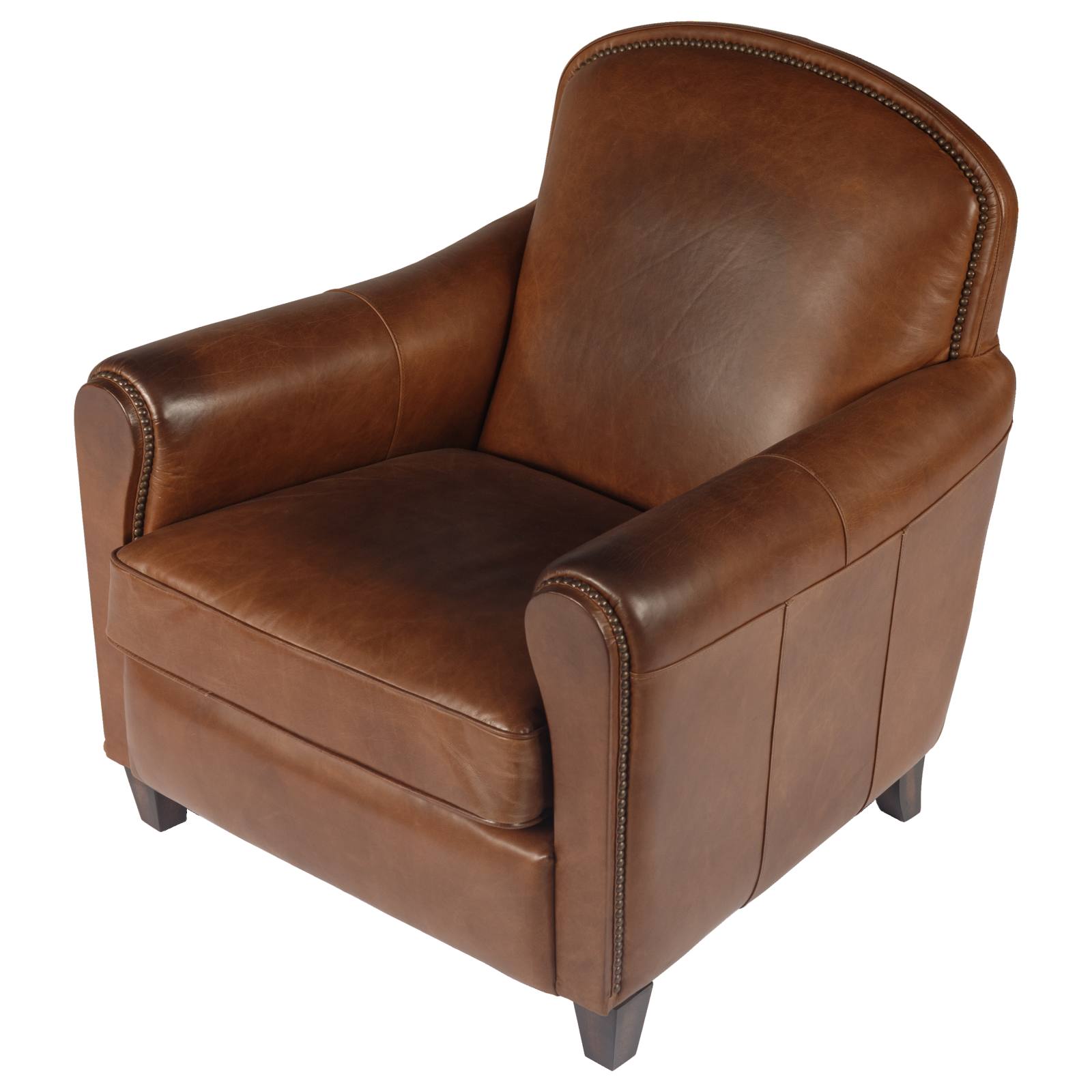 Arton Leather Armchair, Vintage Whiskey