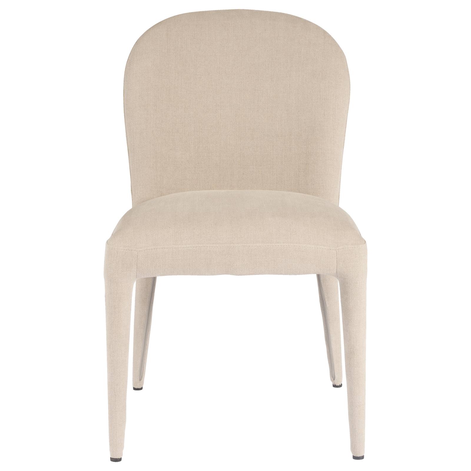 Adar Linen Dining Chair, Natural