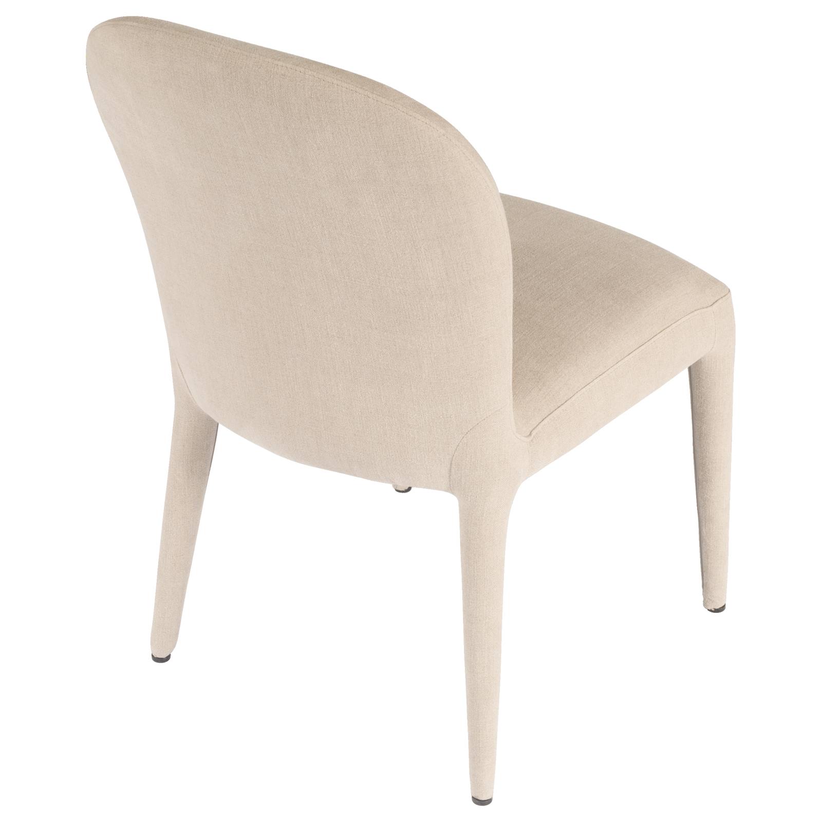 Adar Linen Dining Chair, Natural