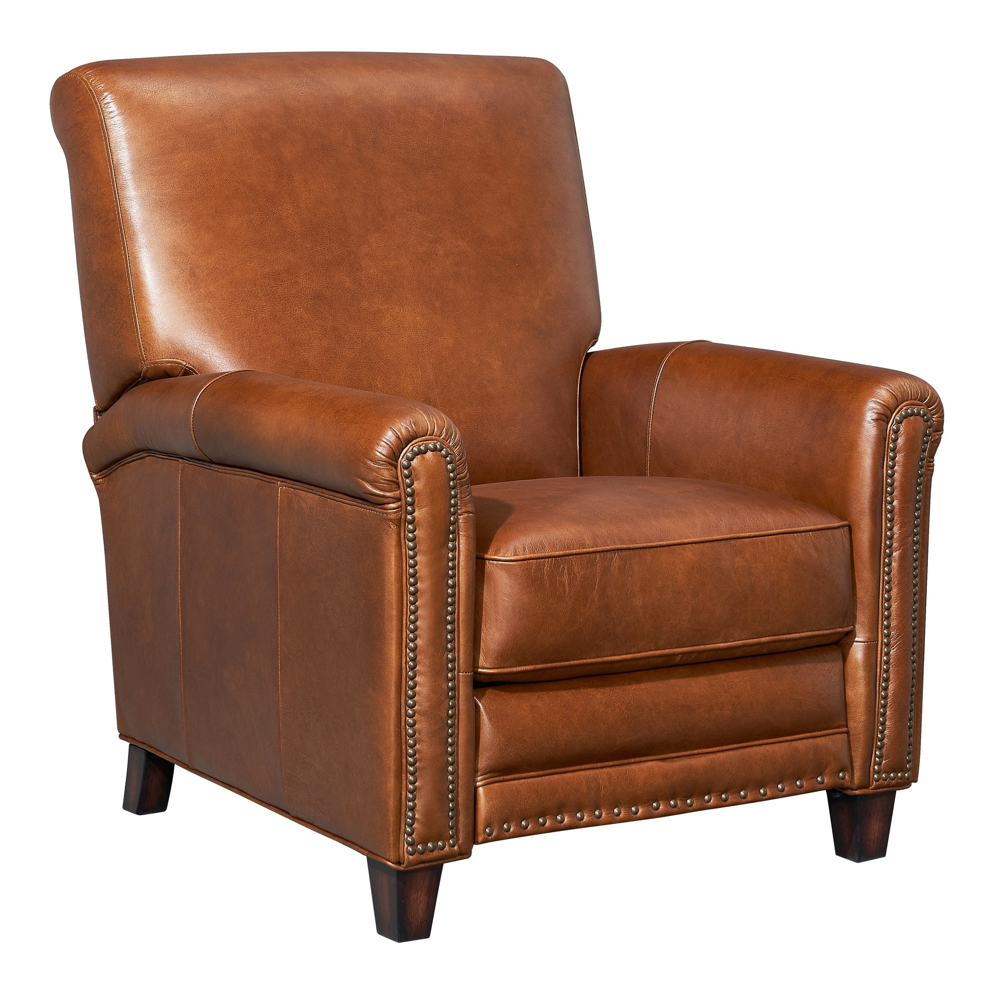 Norton Leather Recliner Chair, Havana Brown