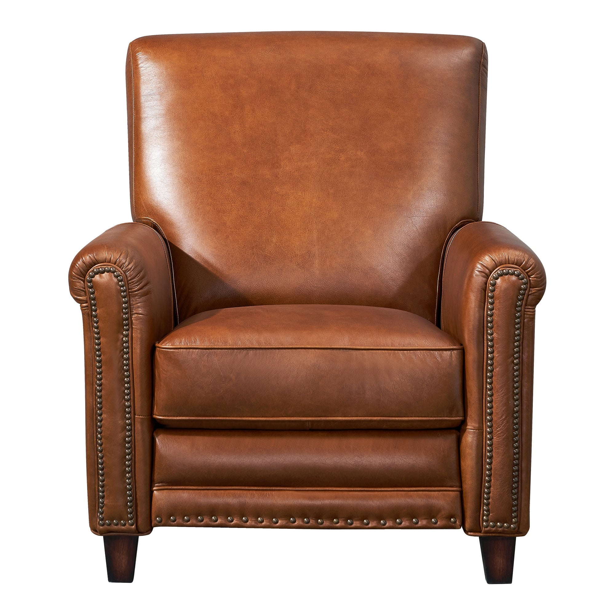 Norton Leather Recliner Chair, Havana Brown