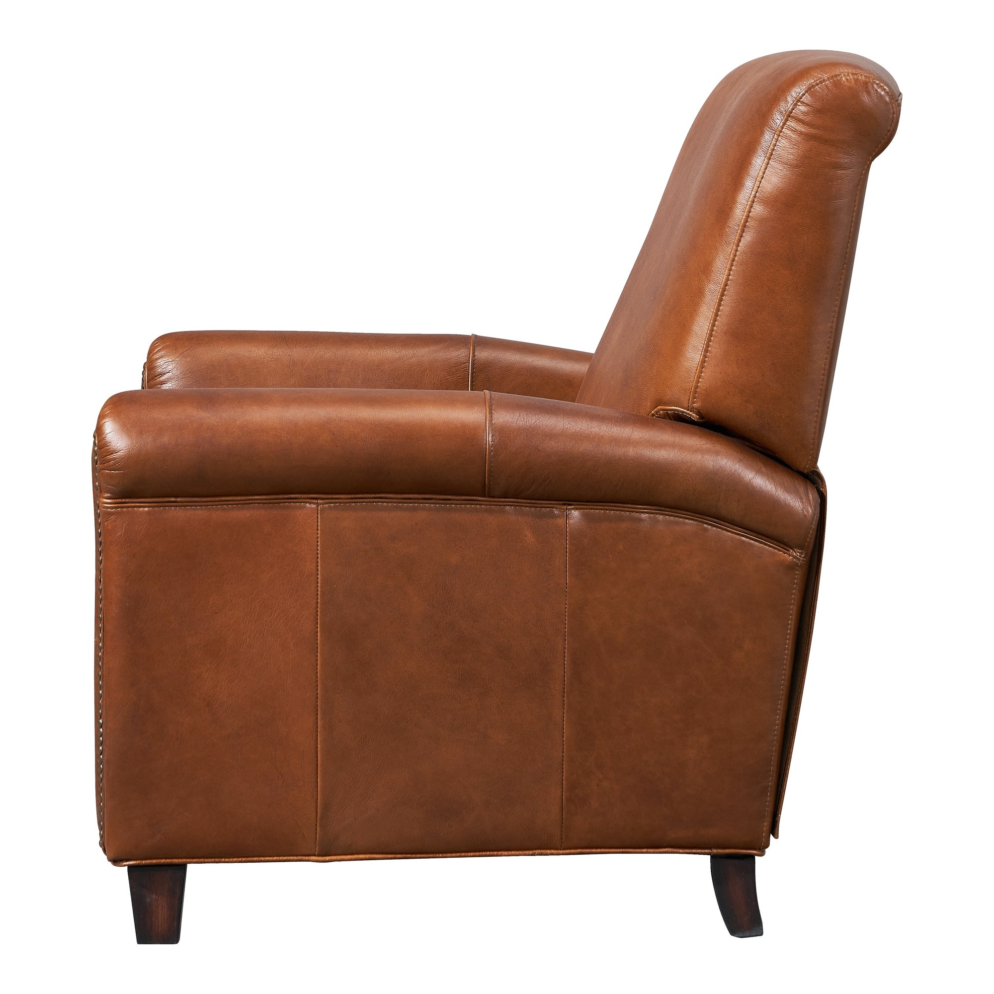 Norton Leather Recliner Chair, Havana Brown